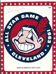 1963 MLB All-Star Game Official Program at Cleveland 