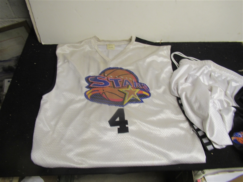 2001 Trenton Shooting Stars (IBL - Pro Basketball) Game Used Uniform (Eric Harris)