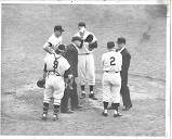 1954 World Series Game #2 UPA Wire Photo (Cleveland Indians vs. NY Giants)