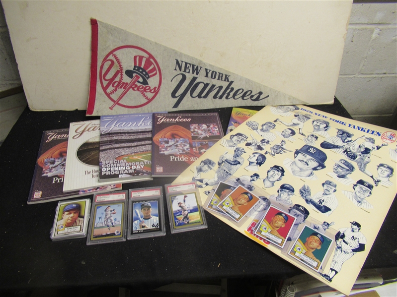 1970's - 2000's NY Yankees Memorabilia Lot 