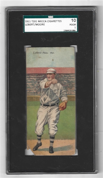 1911 Lobert/Moore Mecca T201 Folder Series SGC Graded 1