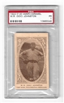 1922 WR (Doc) Johnston E120 American Caramel Tobacco Card PSA Graded 1