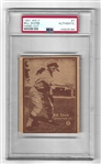 1931 Bill Shore W517 Hand Cut Strip Card PSA Graded Authentic