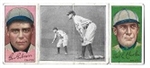 1912 Hassan Triple Fold T202 - Fred Clarke (HOF) and George Gibson 