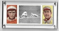 1912 Hassan Triple Fold T202 - Roger Bresnahan (HOF) & Rebel Oakes