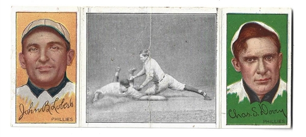 1912 Hassan Triple Fold T202 Charles Dooin & John Lobert