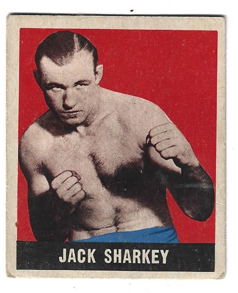 1948 Leaf Jack Sharkey Boxing Card