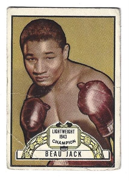 1951 Topps Ringside - Beau Jack (Lightweight Champion) Boxing Card