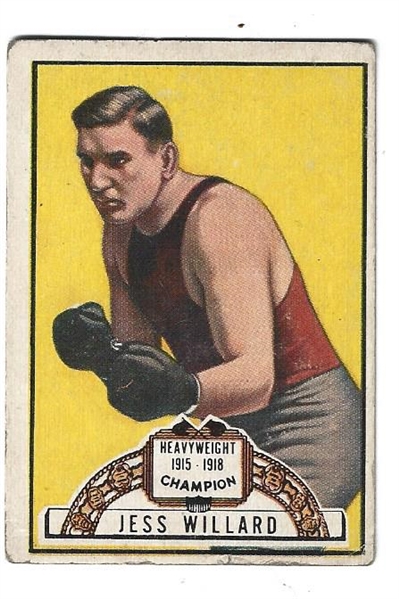 1951 Topps Ringside - Jess Willard - (Heavyweight Champion) Boxing Card