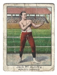 1911 Mecca Cigarettes - Jack McAuliffe (Lightweight Champion) Boxing Card