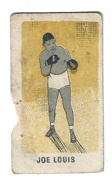 1950 Kiddy's Fauvorites - Joe Louis (Heavyweight Champion) Boxing Card