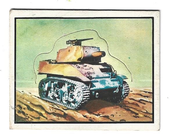 1950 Topps Freedom's  War (Tanks) Trading Card