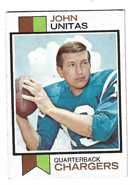 1973 Johnny Unitas (HOF) Topps Football Card