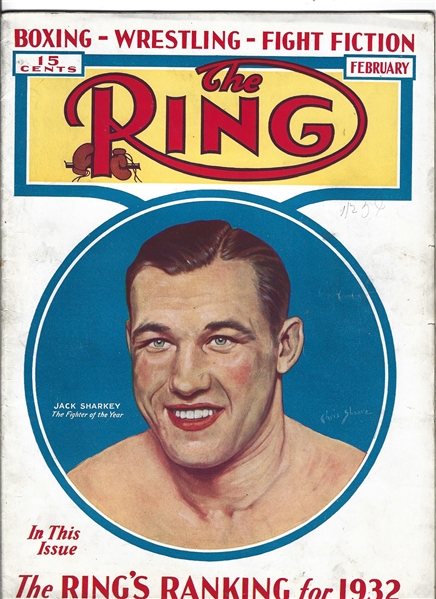 1933 The Ring Magazine - Jack Sharkey (Heavyweight) - Fighter of the Year