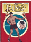 1935 The Ring Magazine - Jack Dempsey & Max Baer on the Front Cover