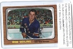 1966 Rod Seiling (NY Rangers) O-Pee-Chee Hockey Card