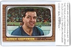 1966 Bernie Boom Boom Geoffrion (HOF) O-Pee-Chee Hockey Card