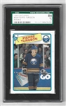 1988 - 89 Pierre Turgeon (Buffalo Sabres) O-Pee-Chee Rookie Card SGC Graded 7