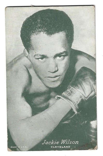 C. 1940's Jackie Wilson Boxing Exhibit Card