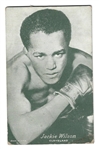 C. 1940s Jackie Wilson Boxing Exhibit Card