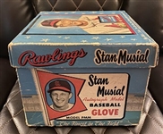 1950s Stan Musial (HOF) Rawlings Baseball Glove Box