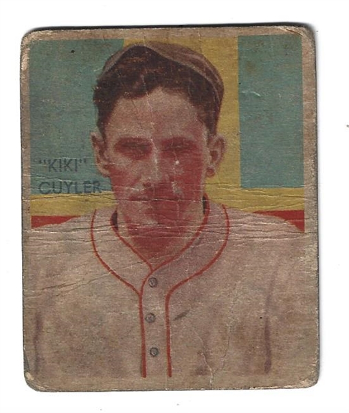 1934 KiKi Cuyler (HOF) Diamond Stars Baseball Card