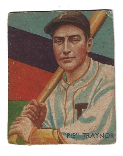 1934 Pie Traynor (HOF) Diamond Stars Baseball Card 