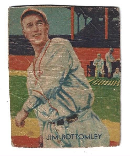 1934 Jim Bottomley (HOF) Diamond Stars Baseball Card