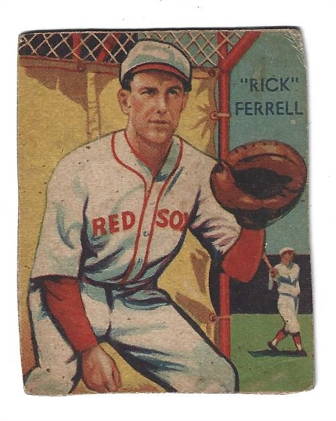 1934 Rick Ferrell (HOF) Diamond Stars Baseball Card