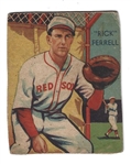 1934 Rick Ferrell (HOF) Diamond Stars Baseball Card