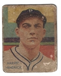 1934 Harvey Hendrick (Philadelphia Nationals) Diamond Stars Baseball Card