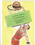 1957 Minneapolis Lakers vs. Philadelphia Warriors NBA Official Program 