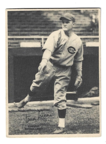 1929 Kashin Publications Fred Lucas (Cincinnati Reds) Card