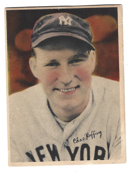 1936 Red Ruffing (HOF) National Chicle Pastels R312 Card