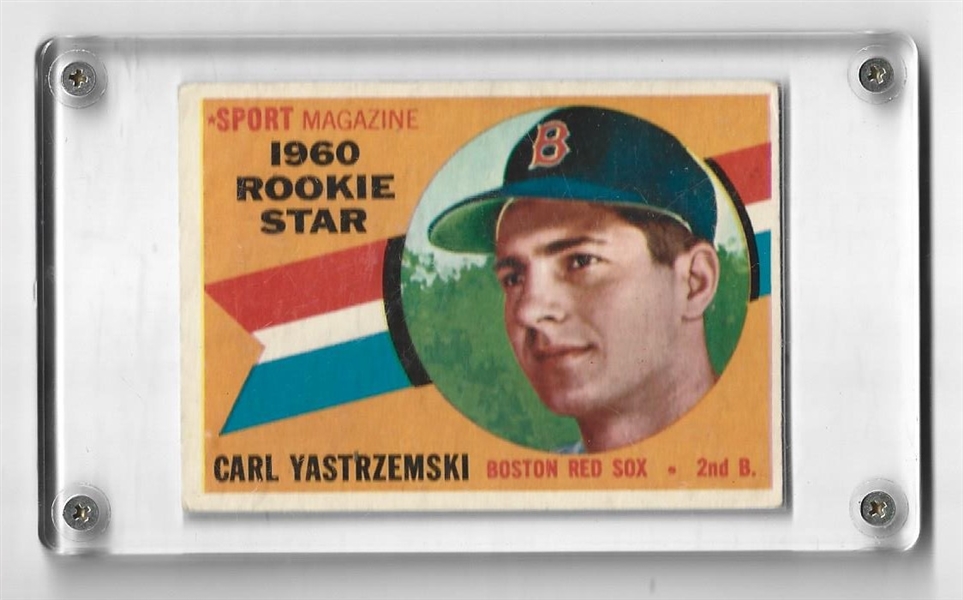 1960 Carl Yastrzemski (HOF) Topps Rookie Card