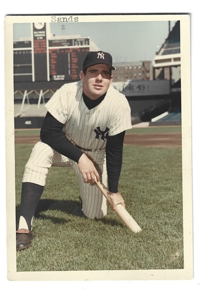 1960's Charlie Sands (NY Yankees) Fan Generated Color Photo