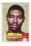 1957 Topps Basketball - Woody Sauldsberry (Philadelphia Warriors) Card