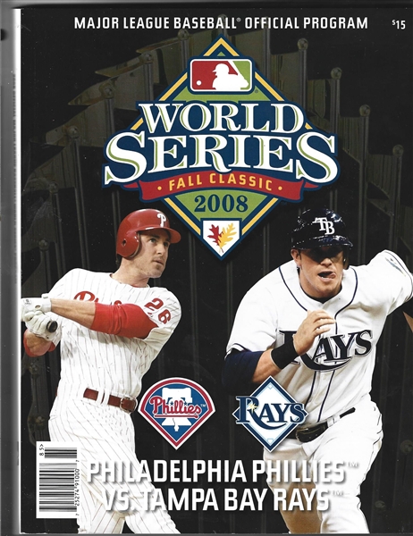 2008 World Series - Phiilies vs. Rays - Official Program