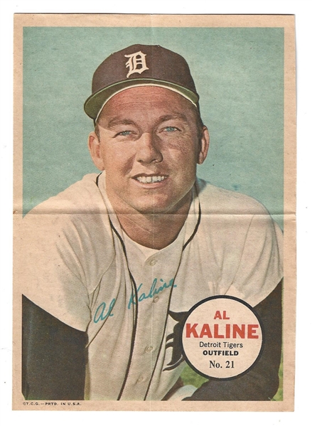 1967 Topps Pin-Ups - Al Kaline (HOF) 