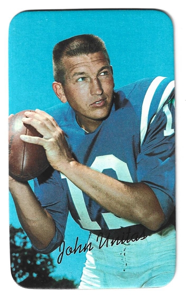 1970 Topps Super Card - Johnny Unitas (HOF) 