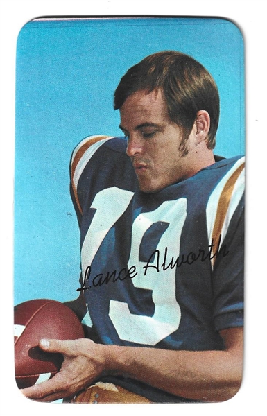 1970 Topps Super Card - Lance Alworth (HOF) 