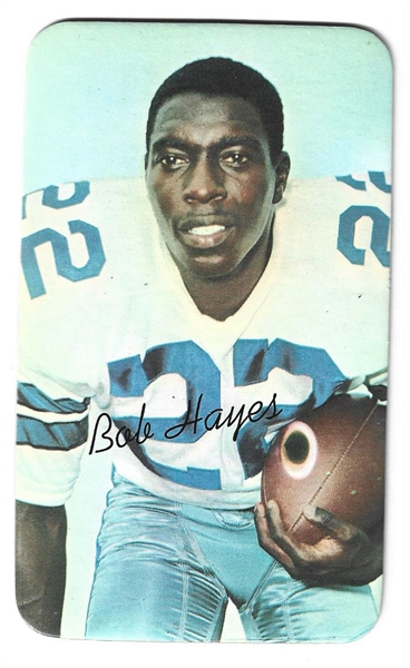 1970 Topps Football Super Card - Bob Hayes (HOF) 