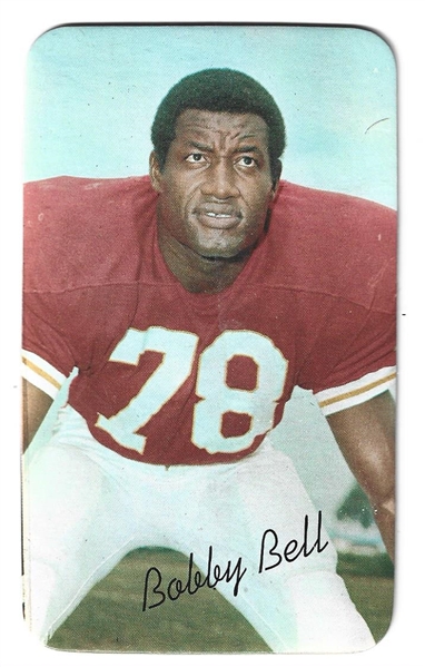 1970 Topps Football Super Card - Bobby Bell (HOF)