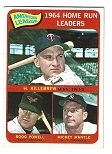 1965 Topps '64 AL HR Leaders Card - Killebrew, B. Powell & Mantle