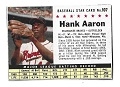 1961 Hank Aaron (HOF) Post Cereal Card  