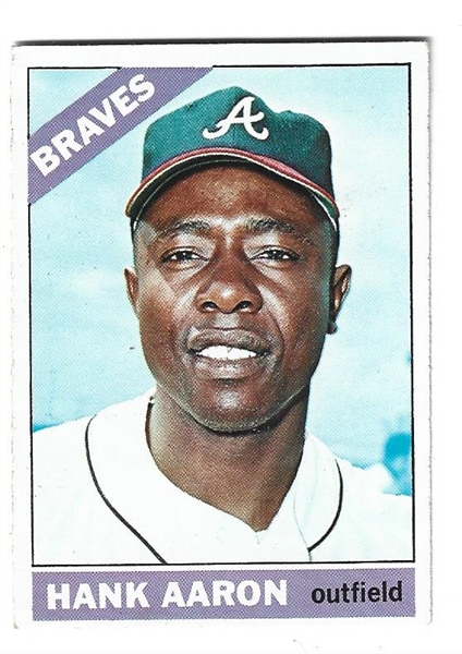 1966 Hank Aaron (HOF) Topps Baseball Card