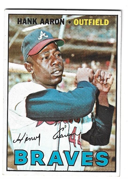 1967 Hank Aaron (HOF) Topps Baseball Card