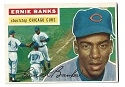 1956 Ernie Banks (HOF) Topps Baseball Card - Visually Appealing