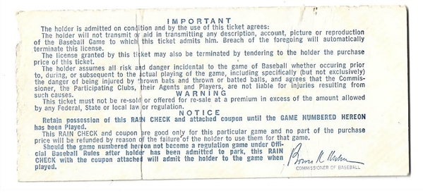 1969 World Series (NY Mets vs. Baltimore O's) Game #4 Ticket at Shea Stadium