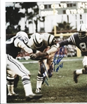 Matt Snell (NY Jets) Autographed 8 x 10 Color Photo with COA